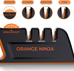 Knife Sharpener - Orange