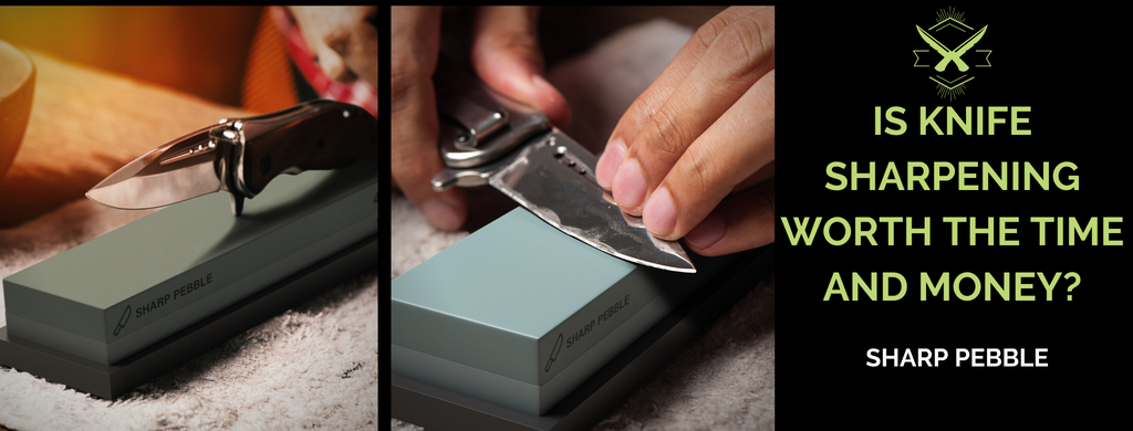 knife sharpening stone by sharp pebble