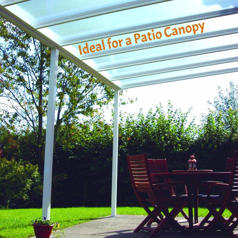 Evolution D I Y Carport  Canopy  Kit  WHITE Frame  