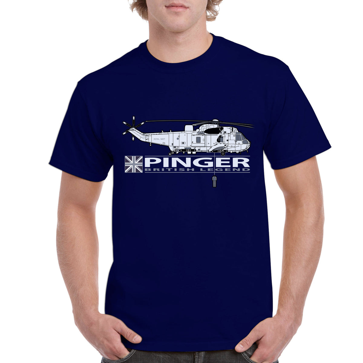 The Pinger Sea King T shirt – Navy Wings Flight Store