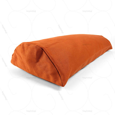 orange bolster cushion