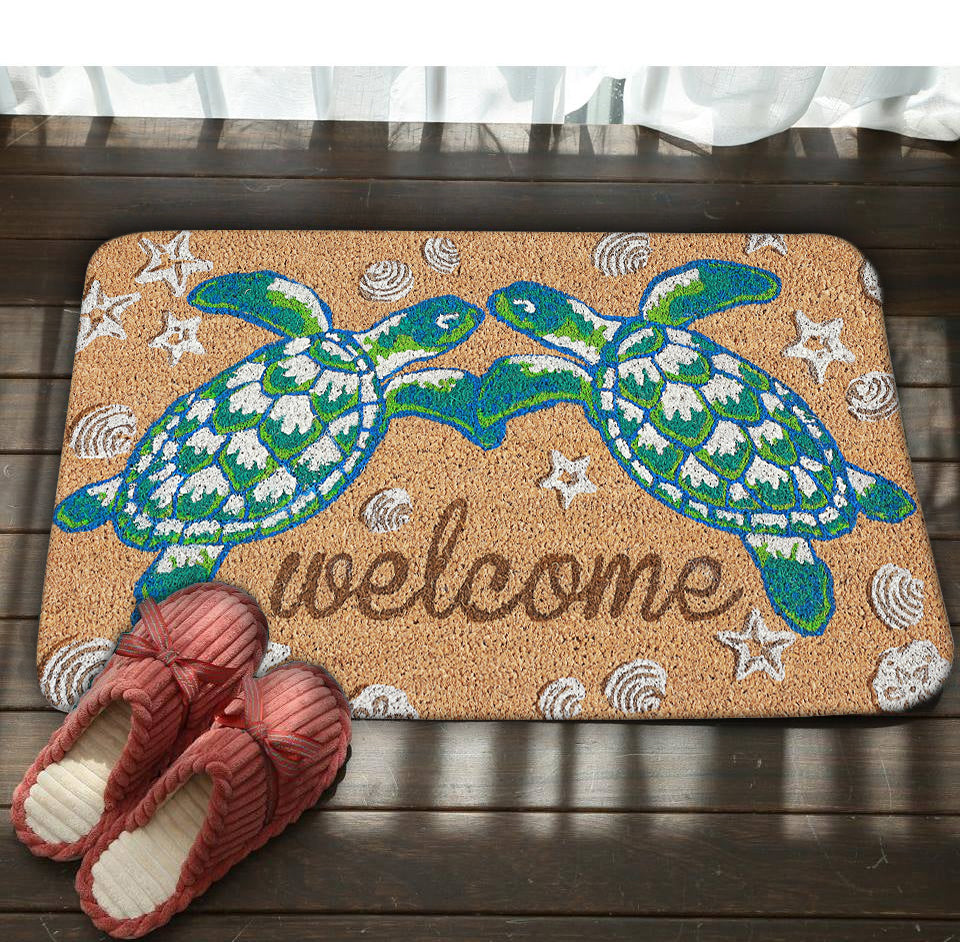 Sea Turtle Door Mat Blenfy Store