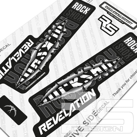 rockshox revelation fork decals