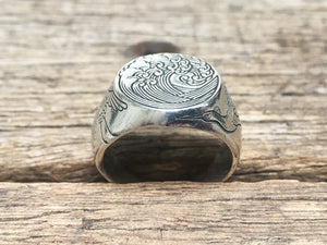Great Wave Signet Ring – the Otherist