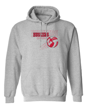 Nebraska Huskers Hooded Sweatshirt - Nebraska Volleyball Blackshorts