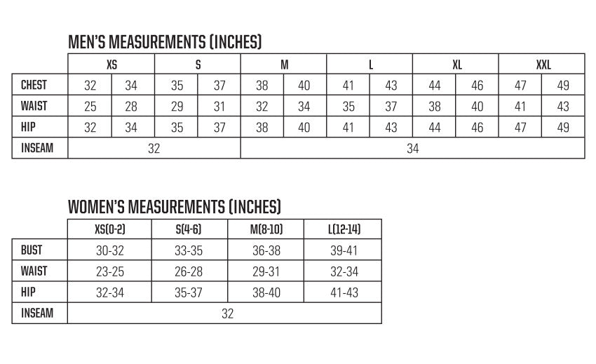 Guid to Joggers Size Chart to Find Your Fit