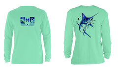 AMP Cotton Long Sleeve - Blue Marlin