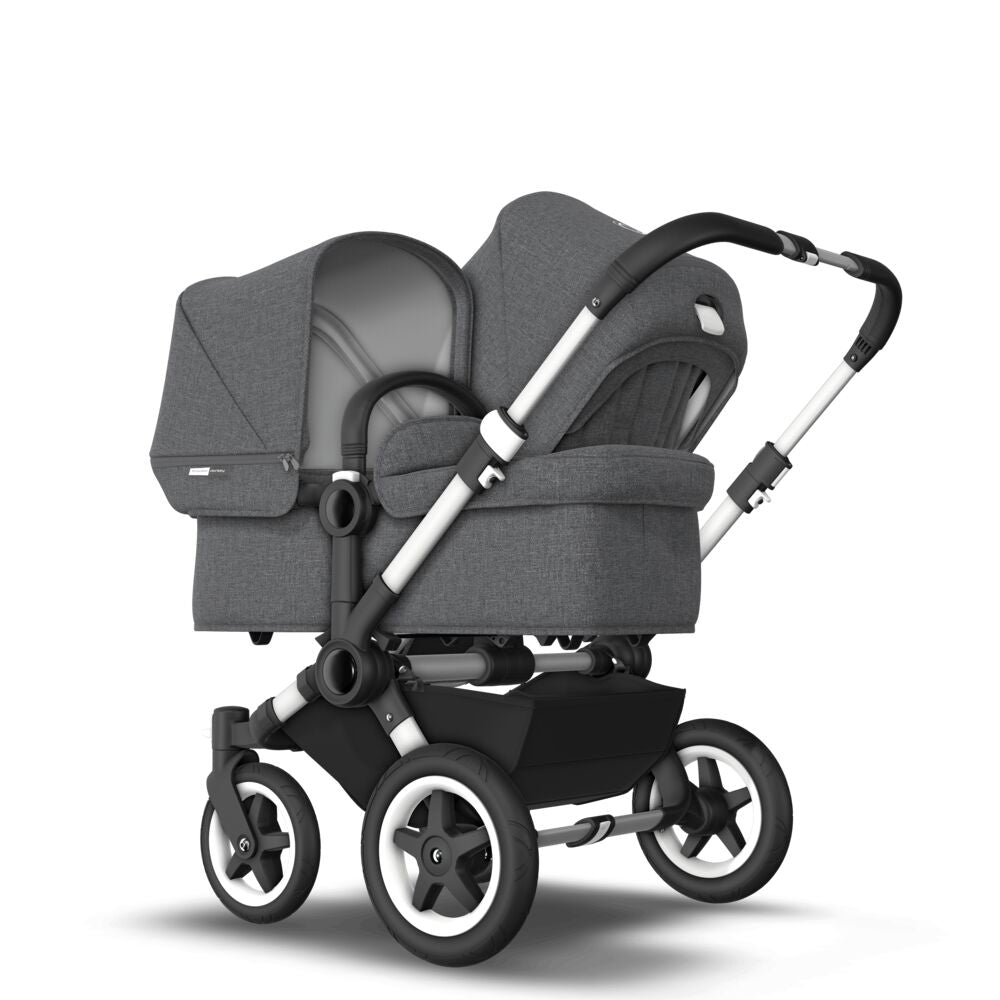 bugaboo donkey twin grey melange