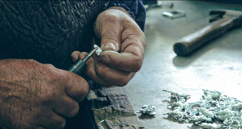 Cavalinho handmaking our logo