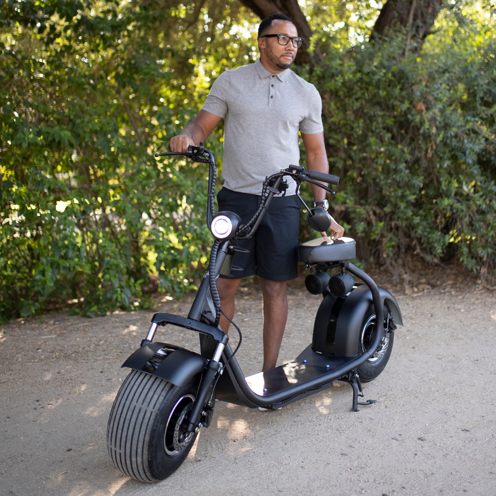 big wheel electric scooter for adults