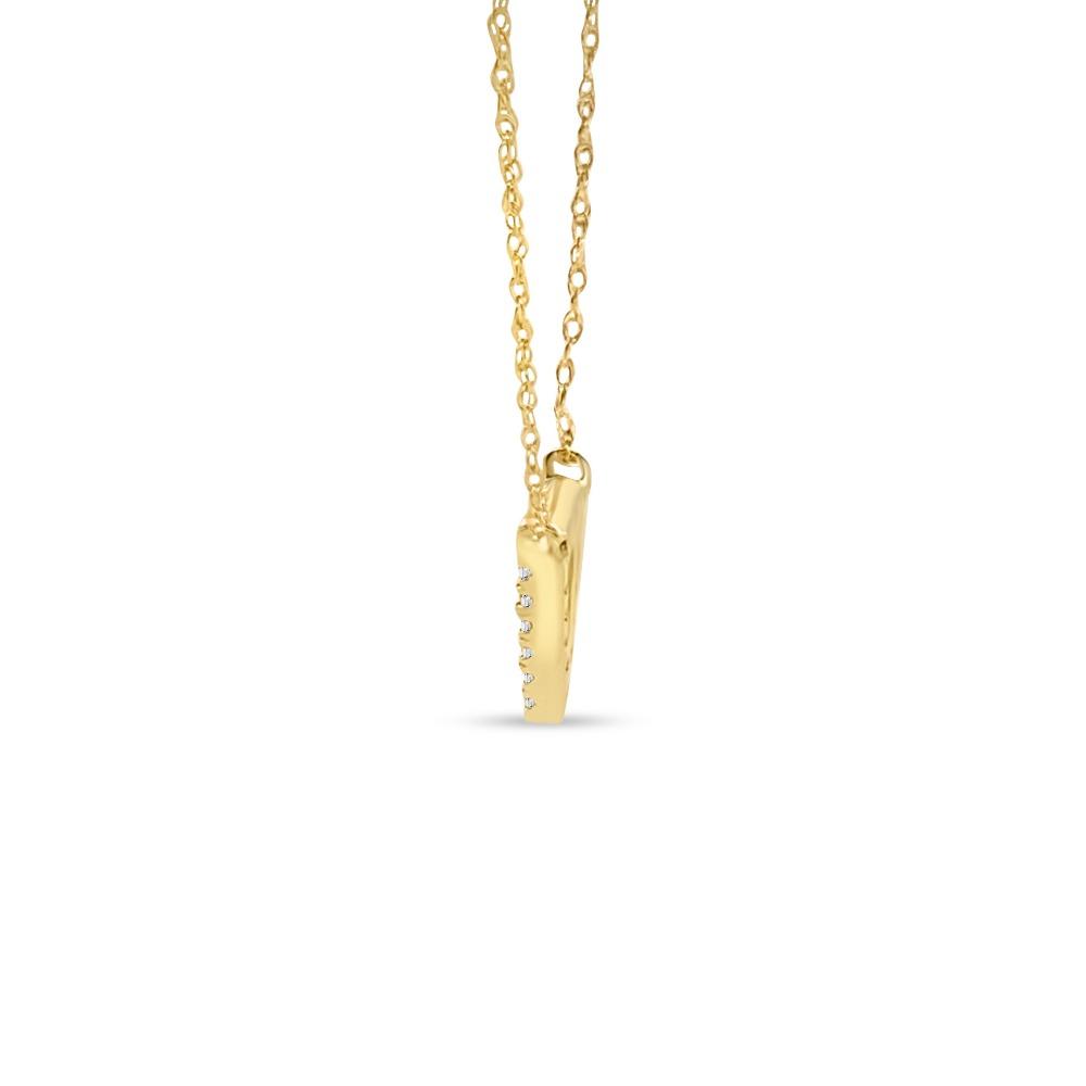 1/10 Carat Diamond Fashion Necklace in 10K Yellow Gold