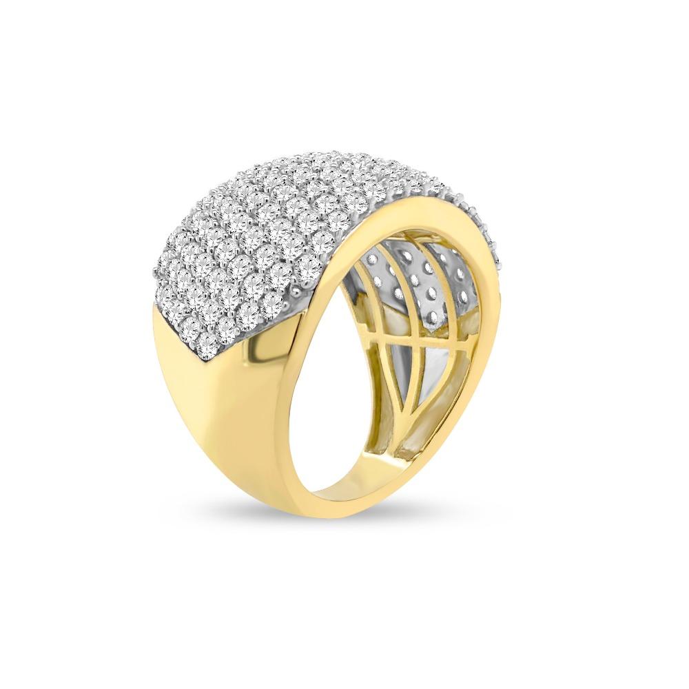 3.00 Carat Diamond Ring in 10K Yellow Gold