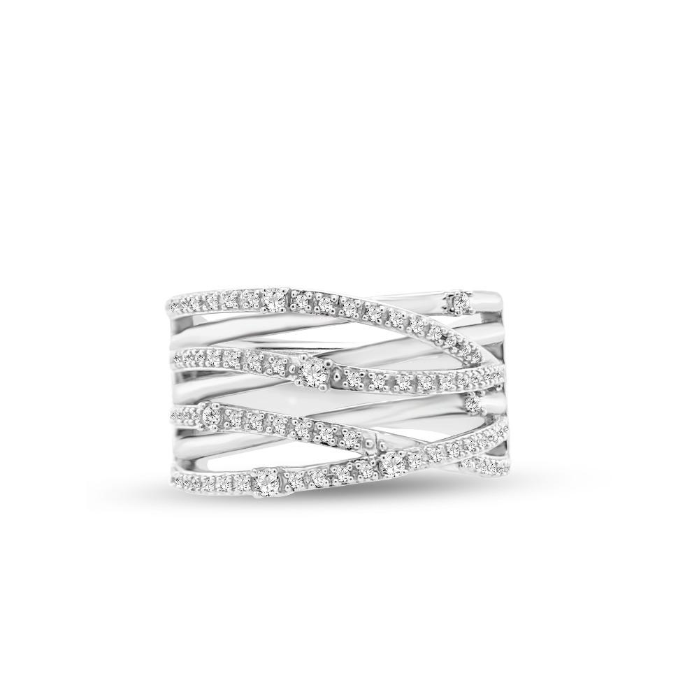 1/3 Carat Diamond Fashion Ring in Sterling Silver