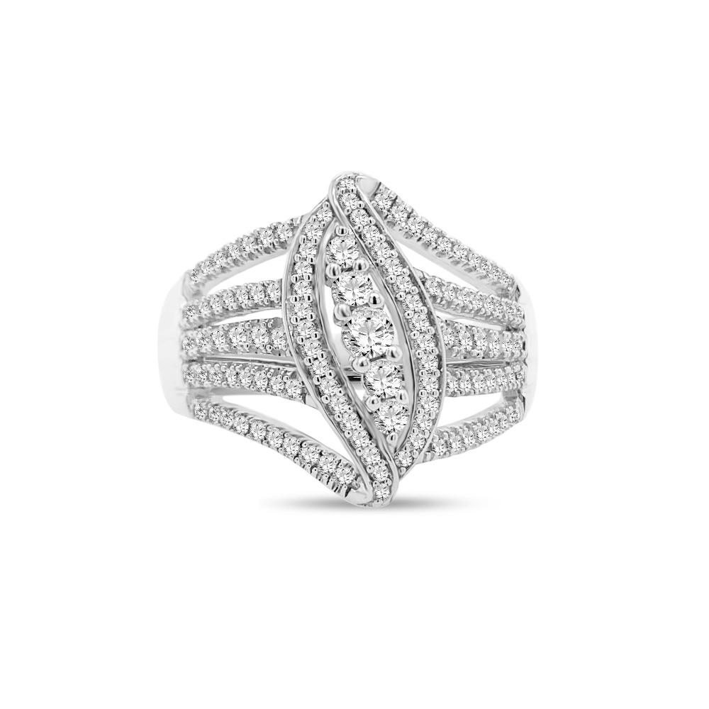 1/2 Carat Diamond Fashion Ring in Sterling Silver