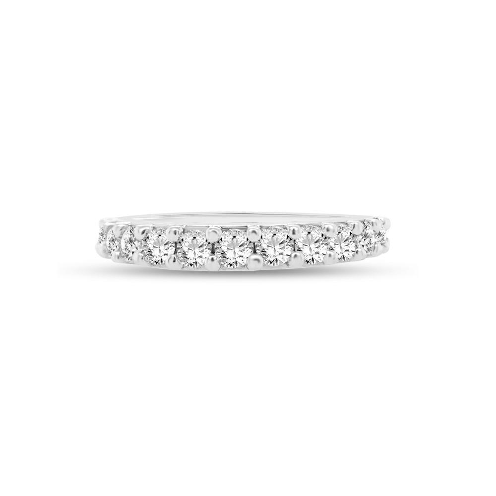 3/4 Carat Diamond Anniversary Band in 14K White Gold