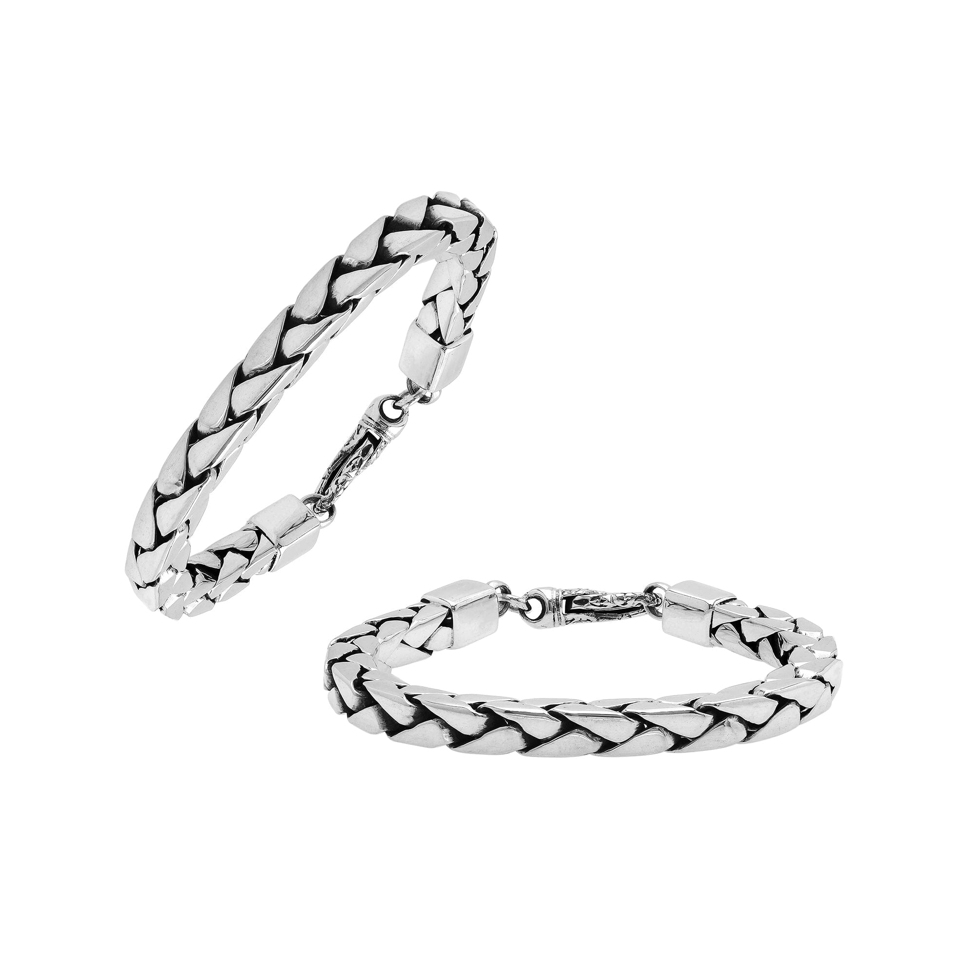AB-6331-S-4MM-8" Sterling Silver Bracelet With Lobster