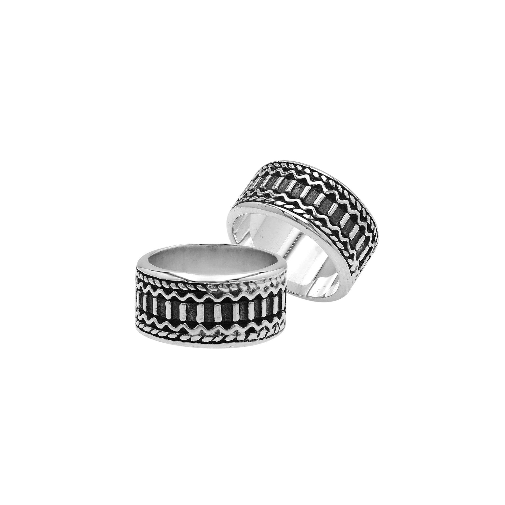 AR-1120-S-7 Sterling Silver Ring With Plain Silver