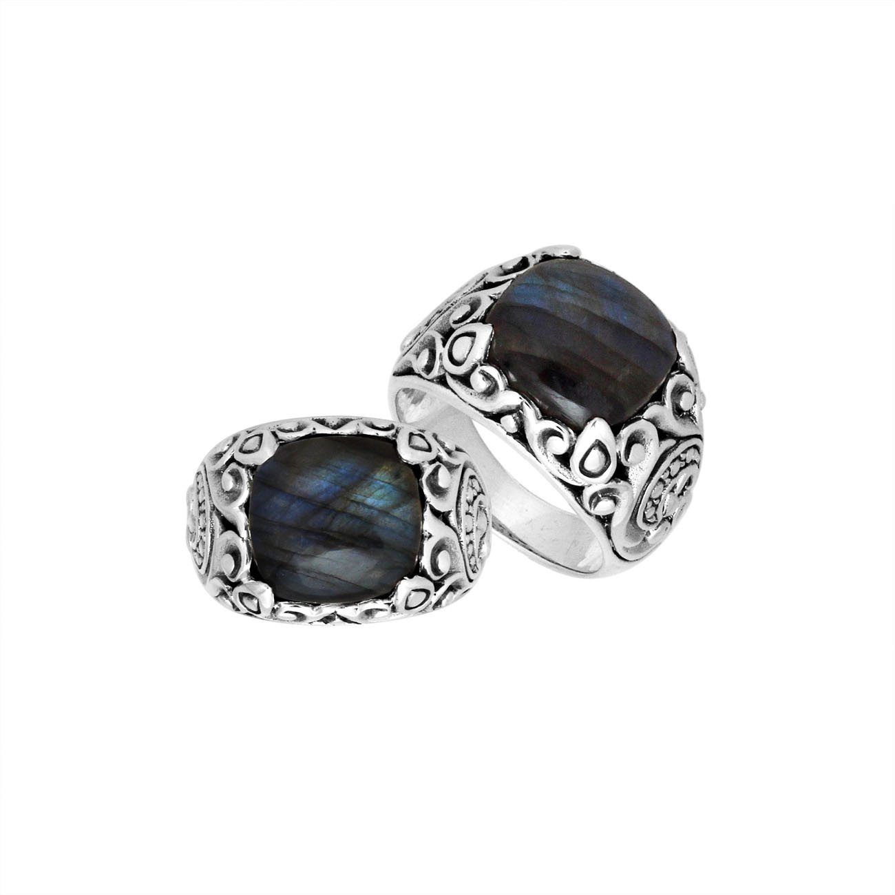 AR-8031-LB-6 Sterling Silver Ring With Labradorite