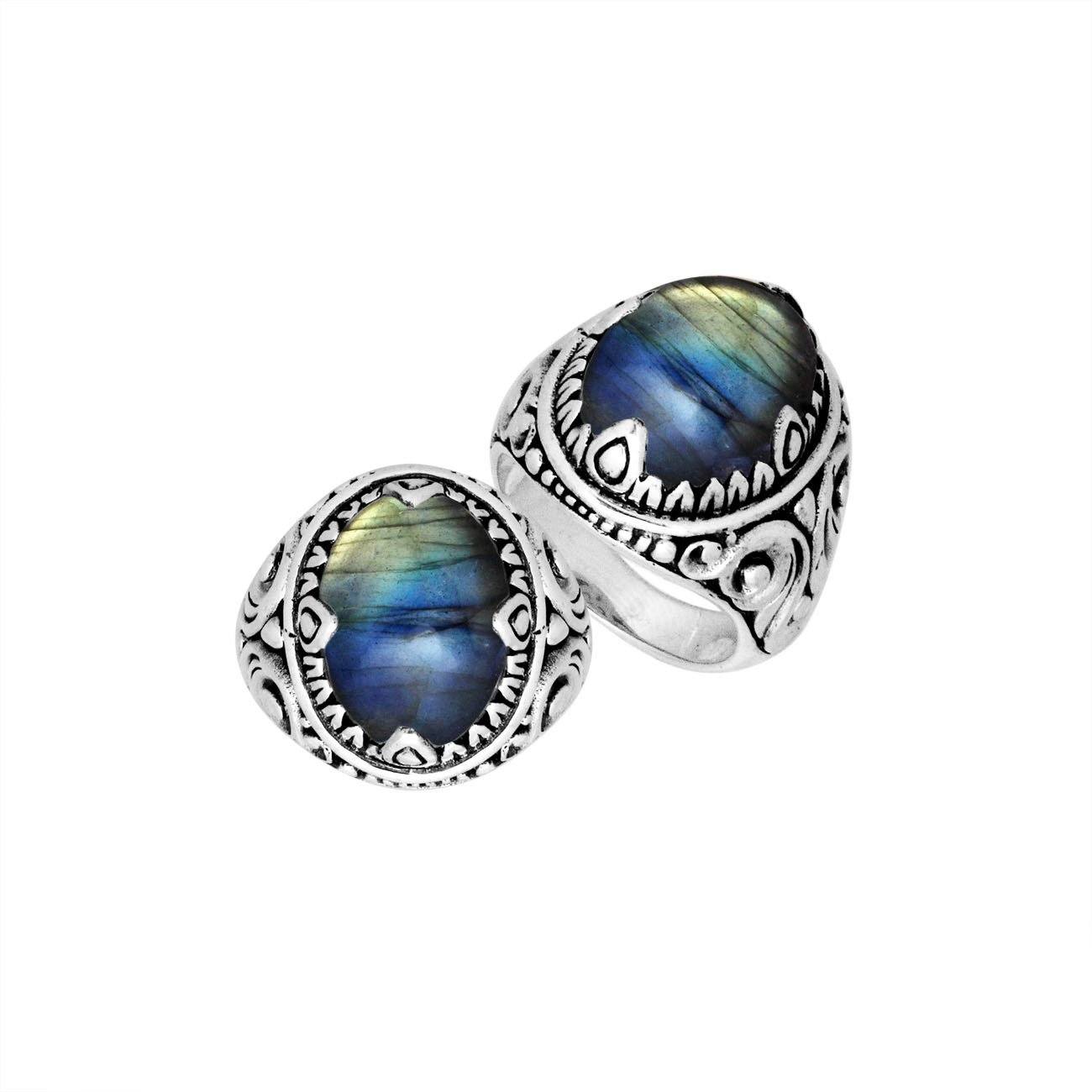 AR-8033-LB-7 Sterling Silver Ring With Labradorite