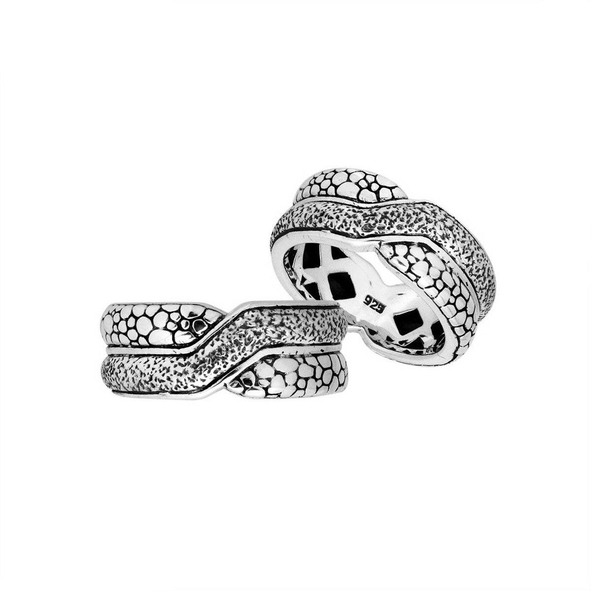 AR-9031-S-12 Sterling Silver Beautiful Fancy Design Ring With Pl