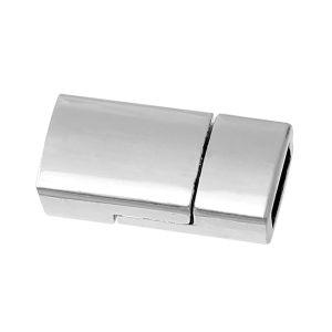 Beadaholique Magnetic Clasp, 6x4.5mm, 36 Set Bulk Pack, Silver Plated