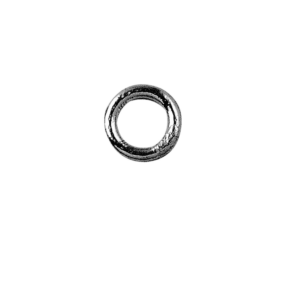 JCR-100-5MM Black Rhodium Overlay Closed Jump Ring