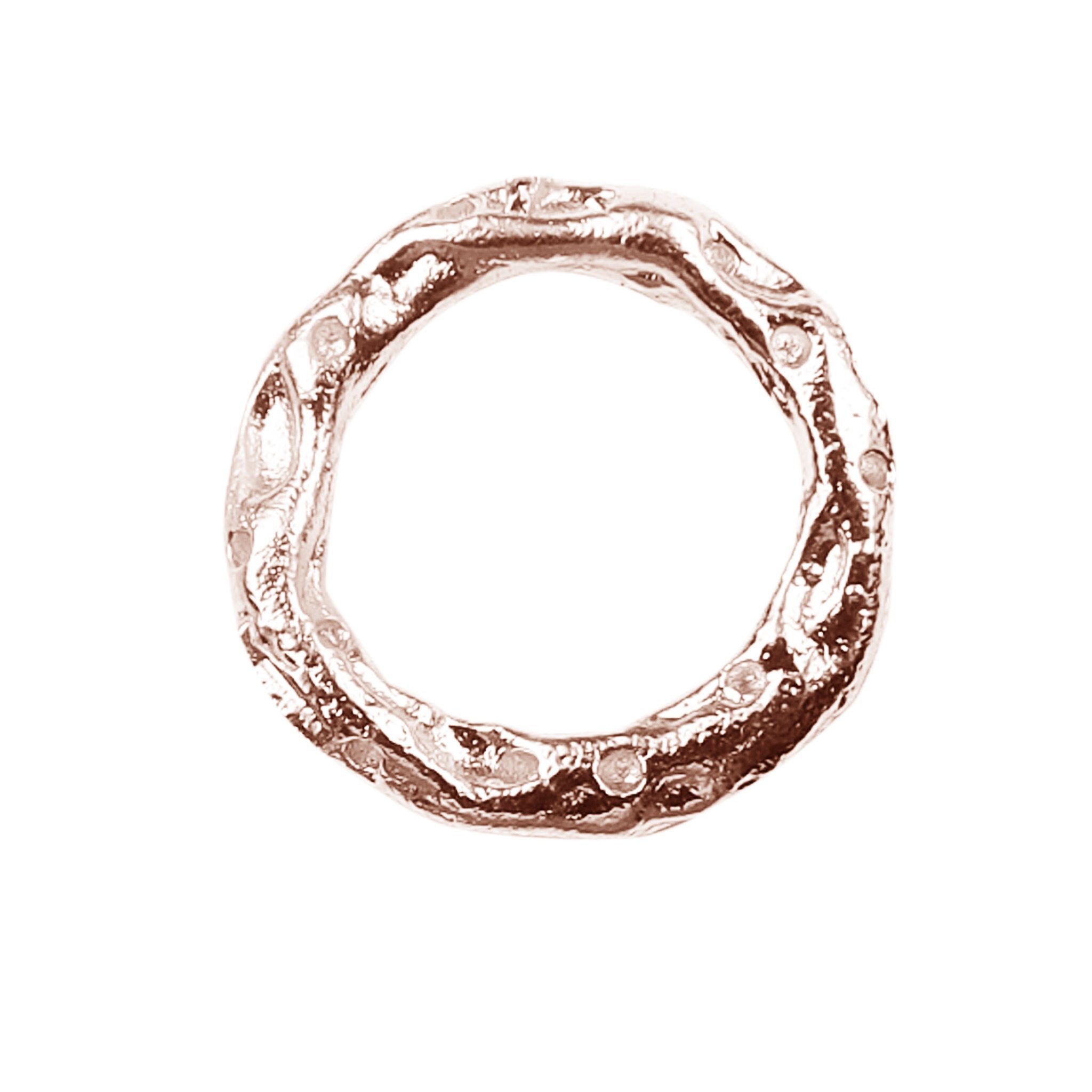 RCP-117-38MM Copper Overlay Ring Findings