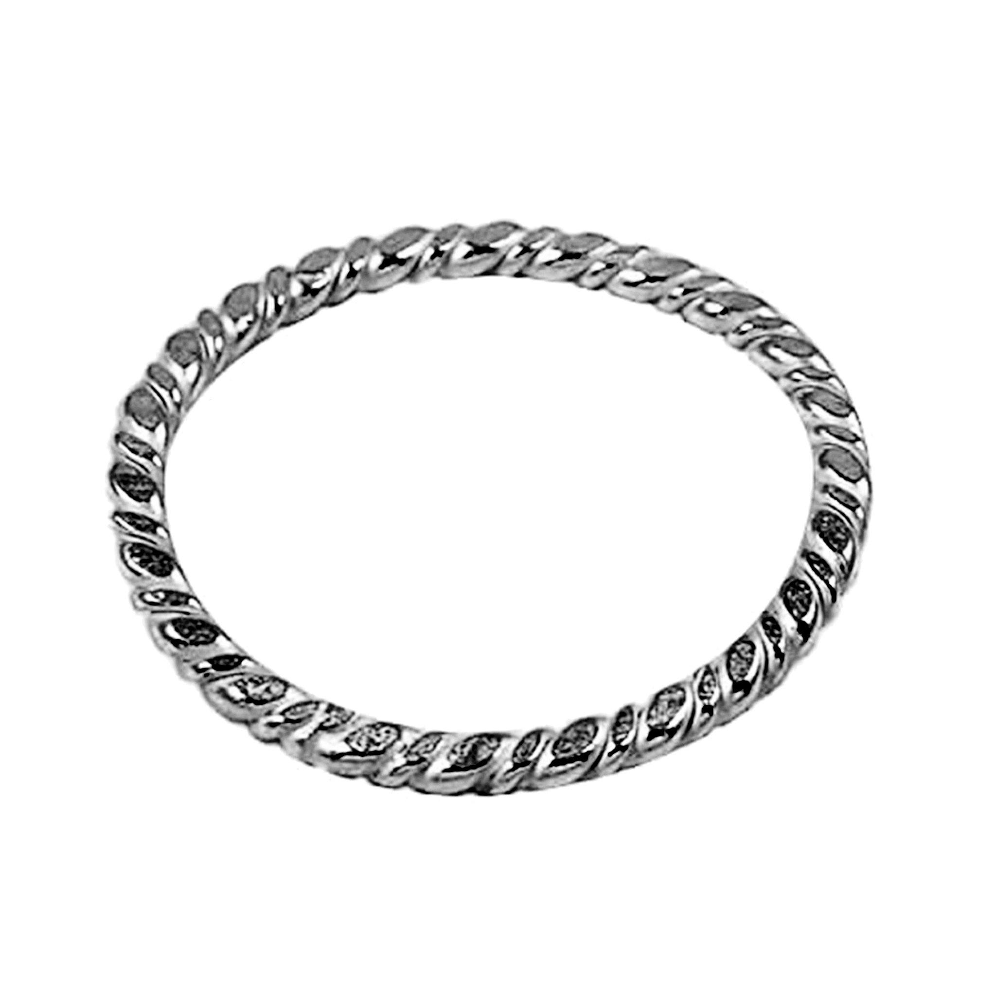 RR-100-22MM Black Rhodium Overlay Ring Findings