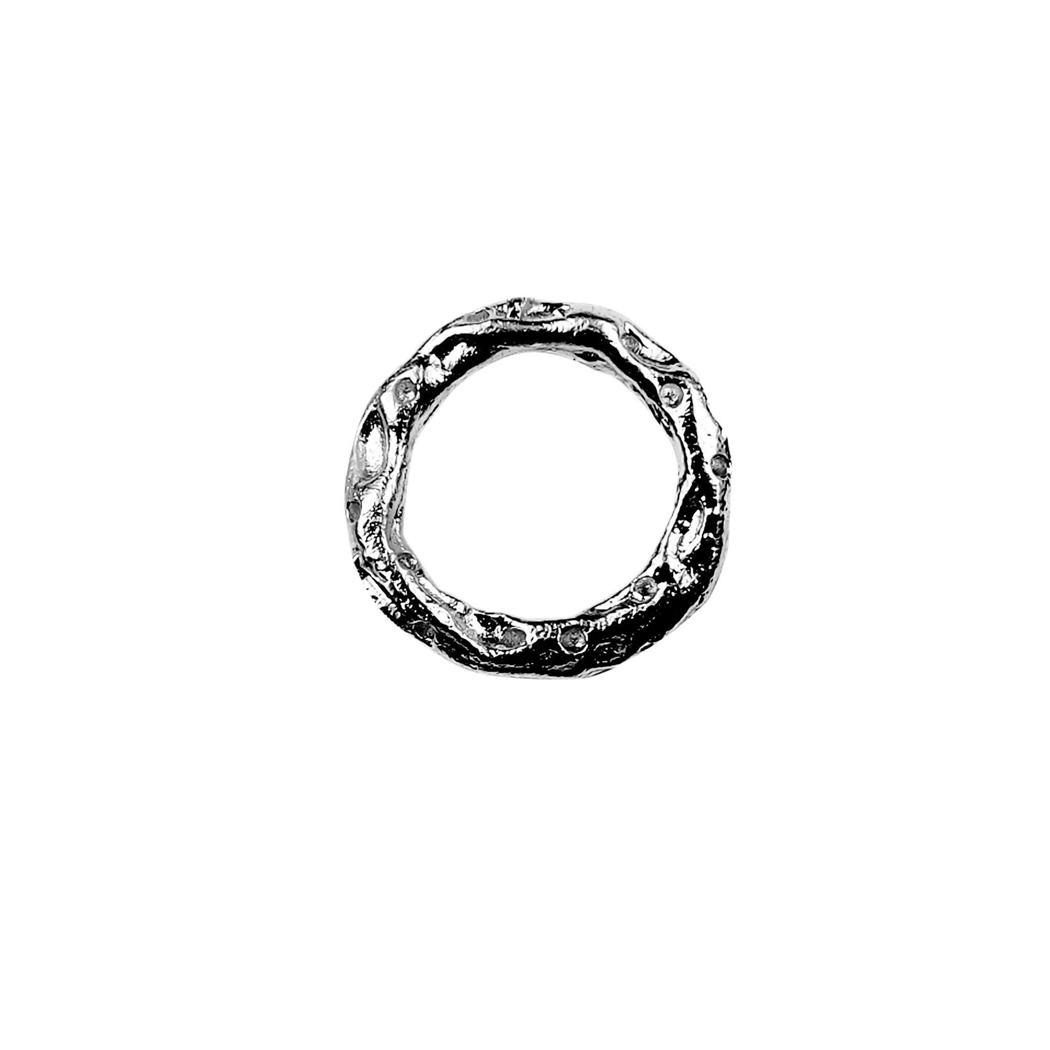 RR-117 Black Rhodium Overlay Ring Findings