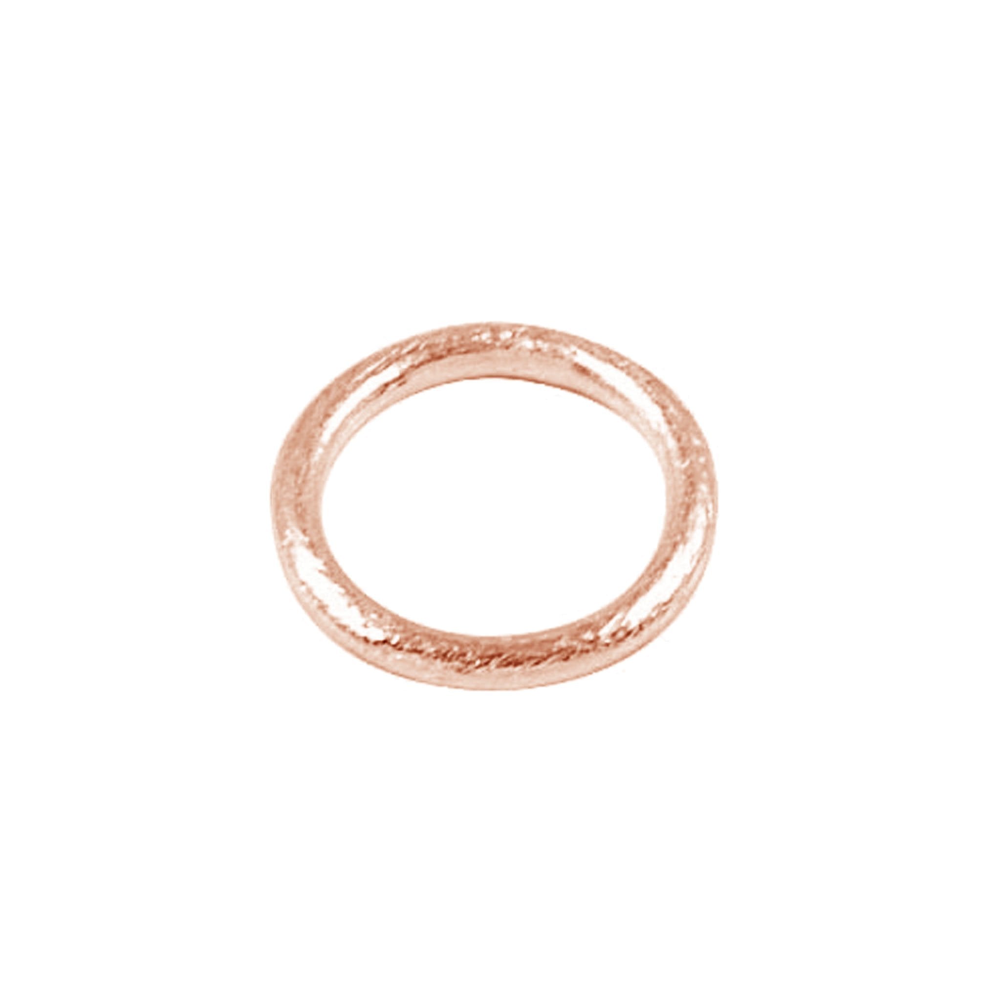 RRG-101-12MM Rose Gold Overlay Ring Findings