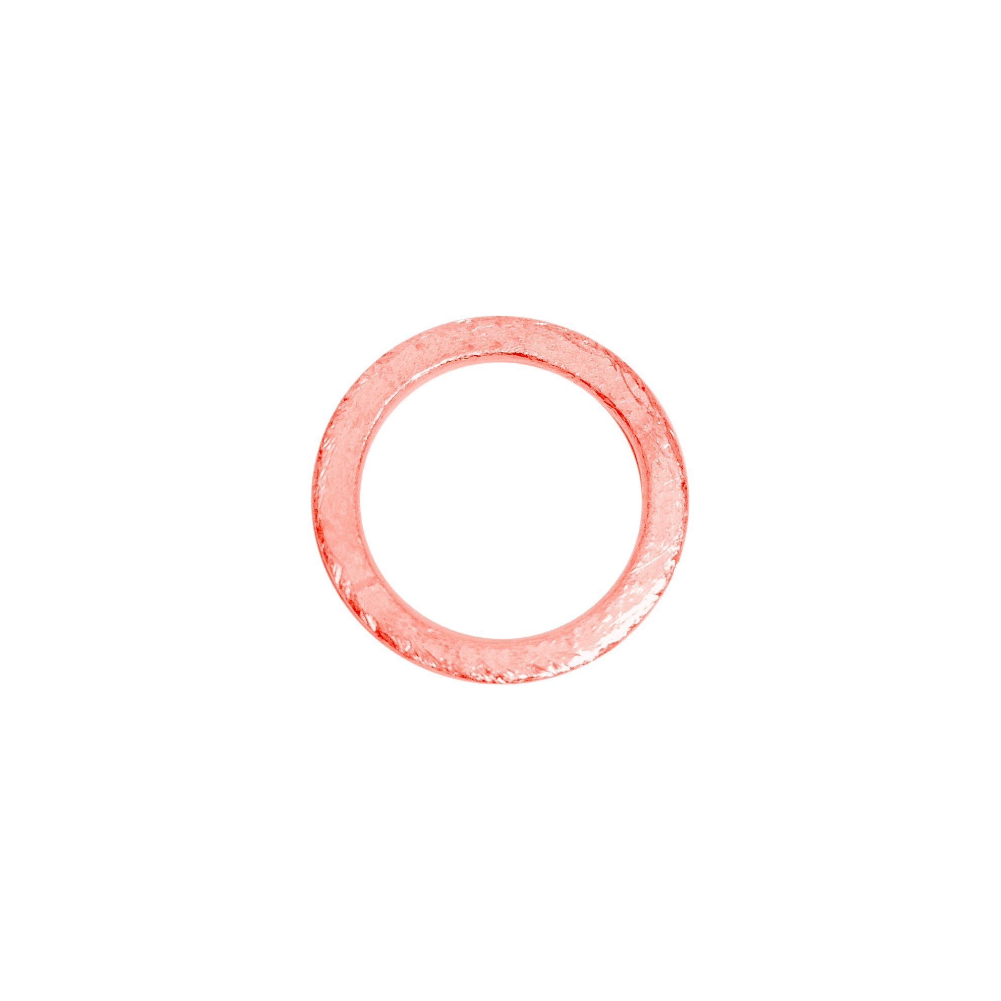 RRG-102-8MM Rose Gold Overlay Ring Findings