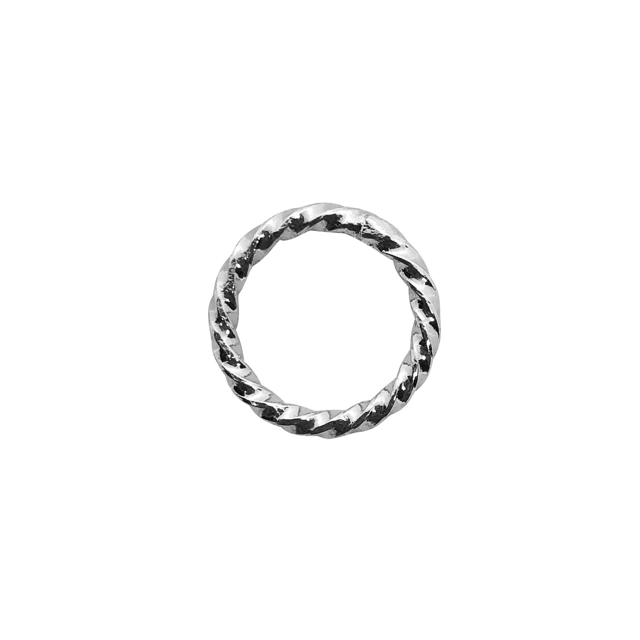 RSF-126-15MM Silver Overlay Ring Findings