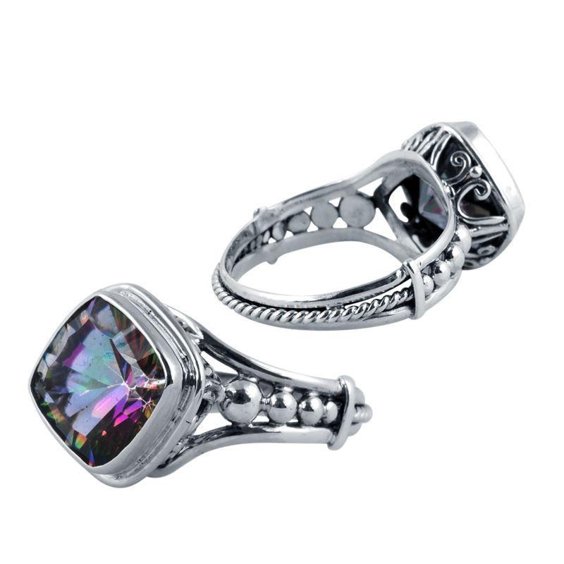 SR-5798-MT-5 Sterling Silver Ring With Mystic Quartz