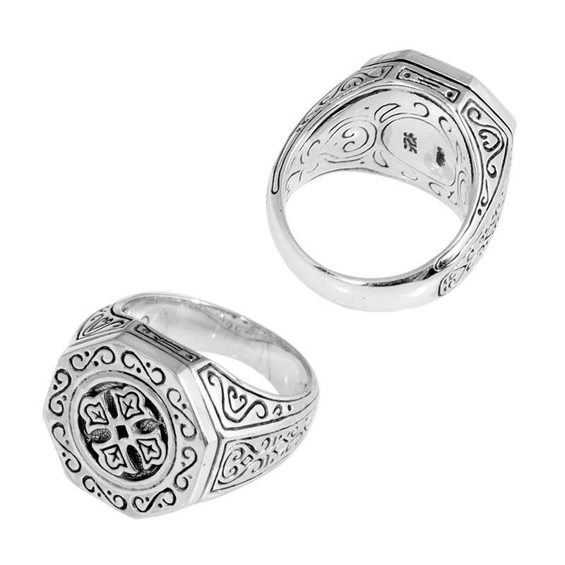 SR-5443-S-12 Sterling Silver Ring With Plain Silver