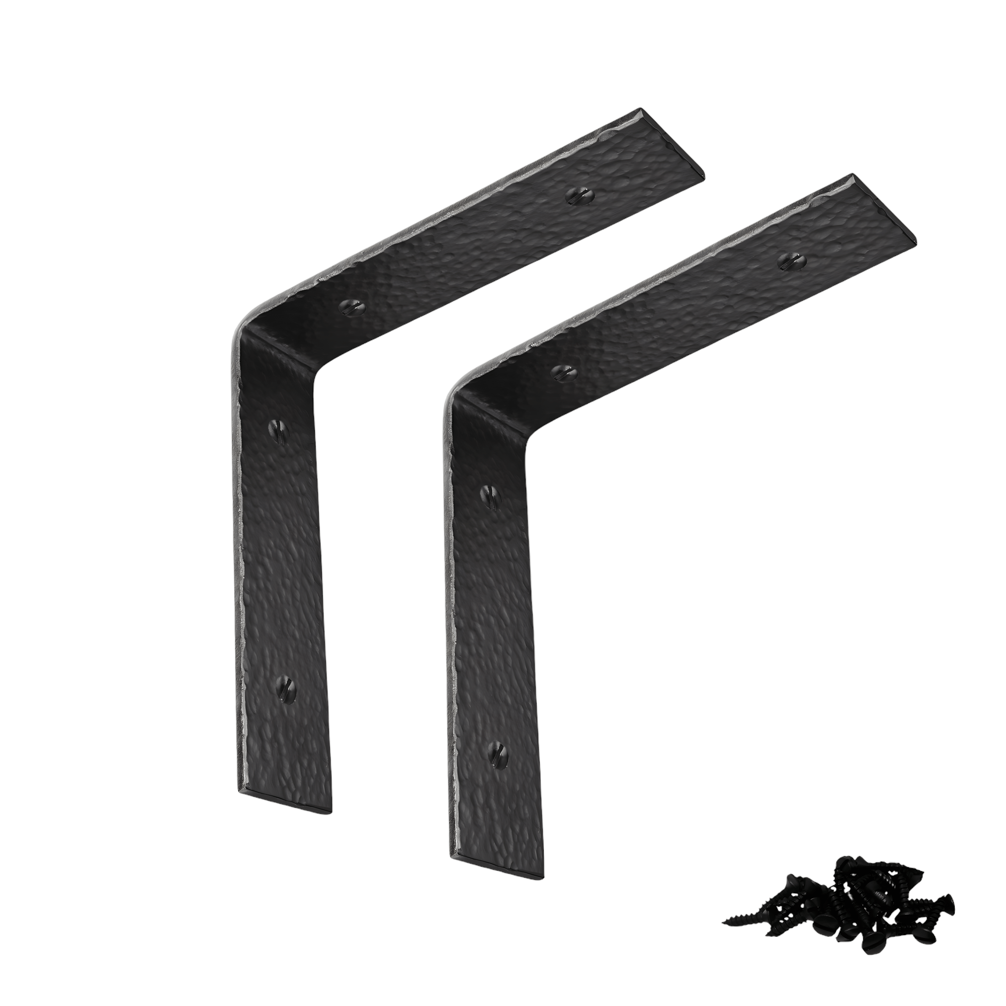 RHAFAYRE Pieces Industrial Shelf Brackets, 18cm/7.1inch Metal Wall