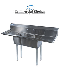 Shop For 3 Compartment Sinks At Commercial Kitchen Usa 3