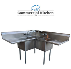 Shop For 3 Compartment Sinks At Commercial Kitchen Usa 3