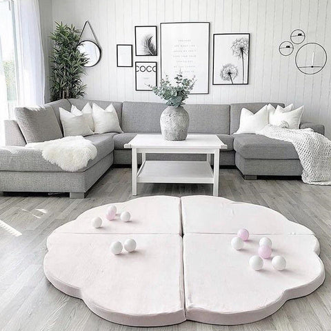 Foam Cloud Padded Play Mat MeowBaby Pink