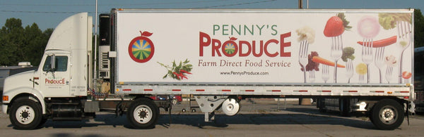 Box Truck Using Ackland Media Banner Frame System