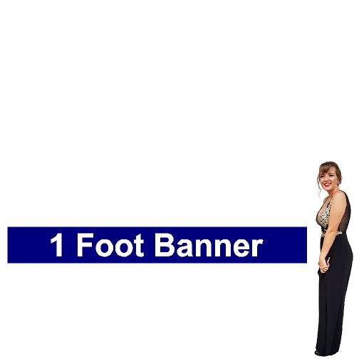 1 Foot Tall By Various Widths Custom Vinyl Banners Lets Go Banners