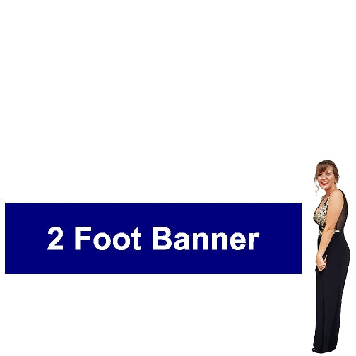2 Foot Tall By Various Widths Custom Vinyl Banners Lets Go Banners