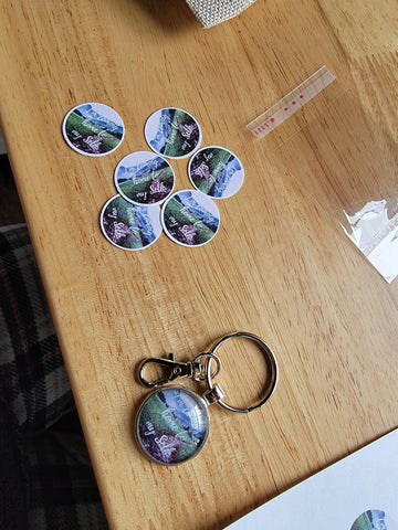 First key chain completed and ready for customer review