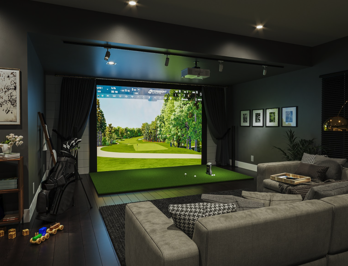 home golf simulators