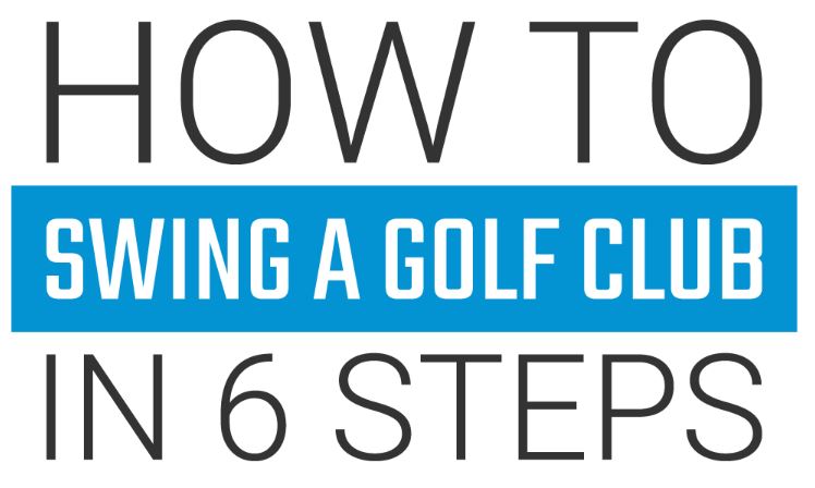 how to swing golf club infographic cover