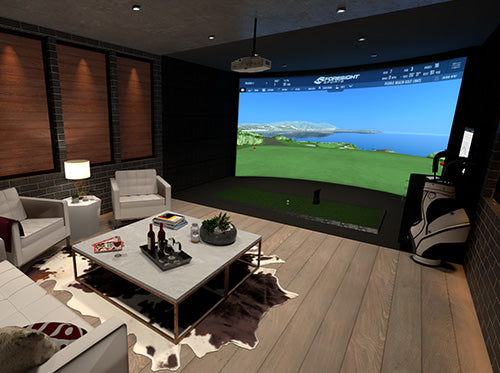 indoor virtual golf simulator