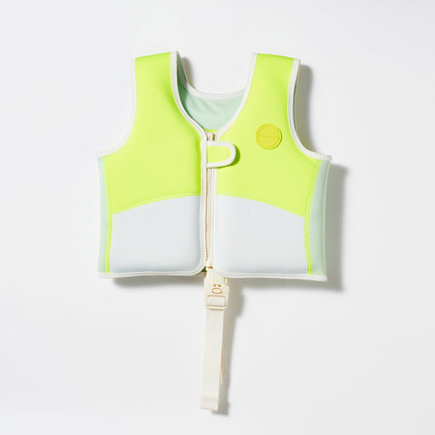 Swim Vest 1-2 EU | Sonny the Sea Creature Neon Orange – SUNNYLiFE EU