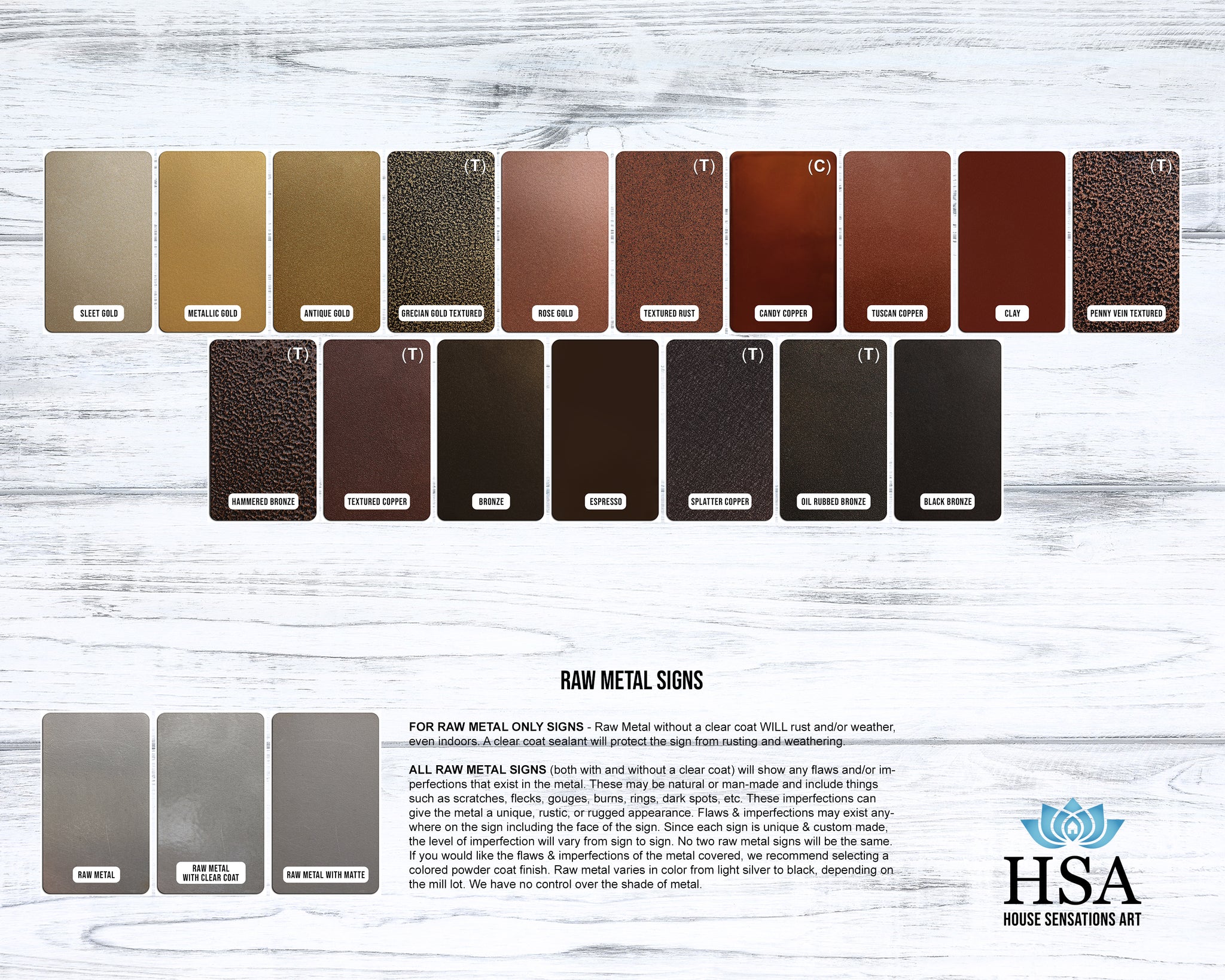 Color Chart Page 4 - HSA