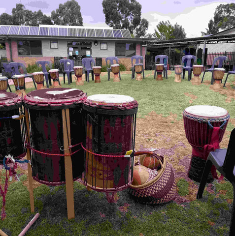 African drumming workshops for schools
