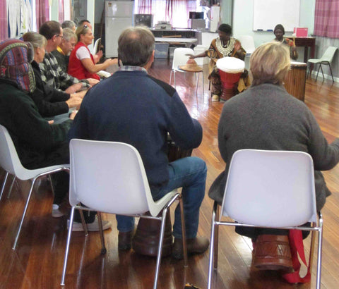 Teacher training in African drumming