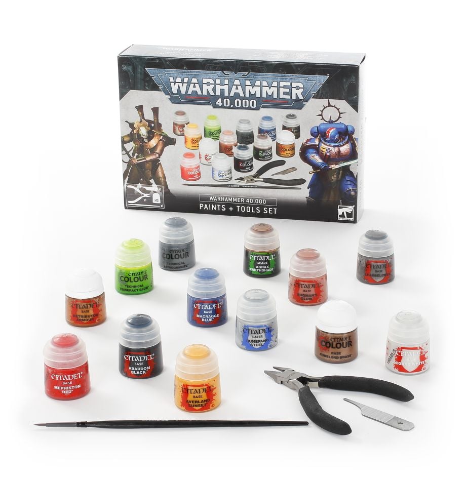 Paints + Tools Set - Warhammer 40K